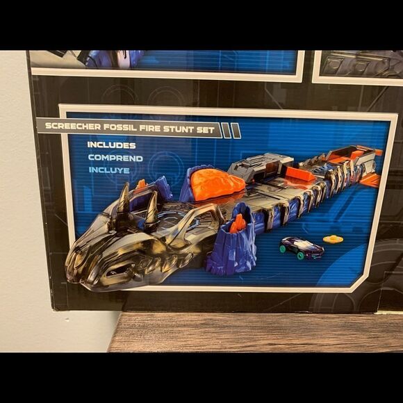 Screechers Wild Fossil Fire Stunt Set, new! - Picture 13 of 14